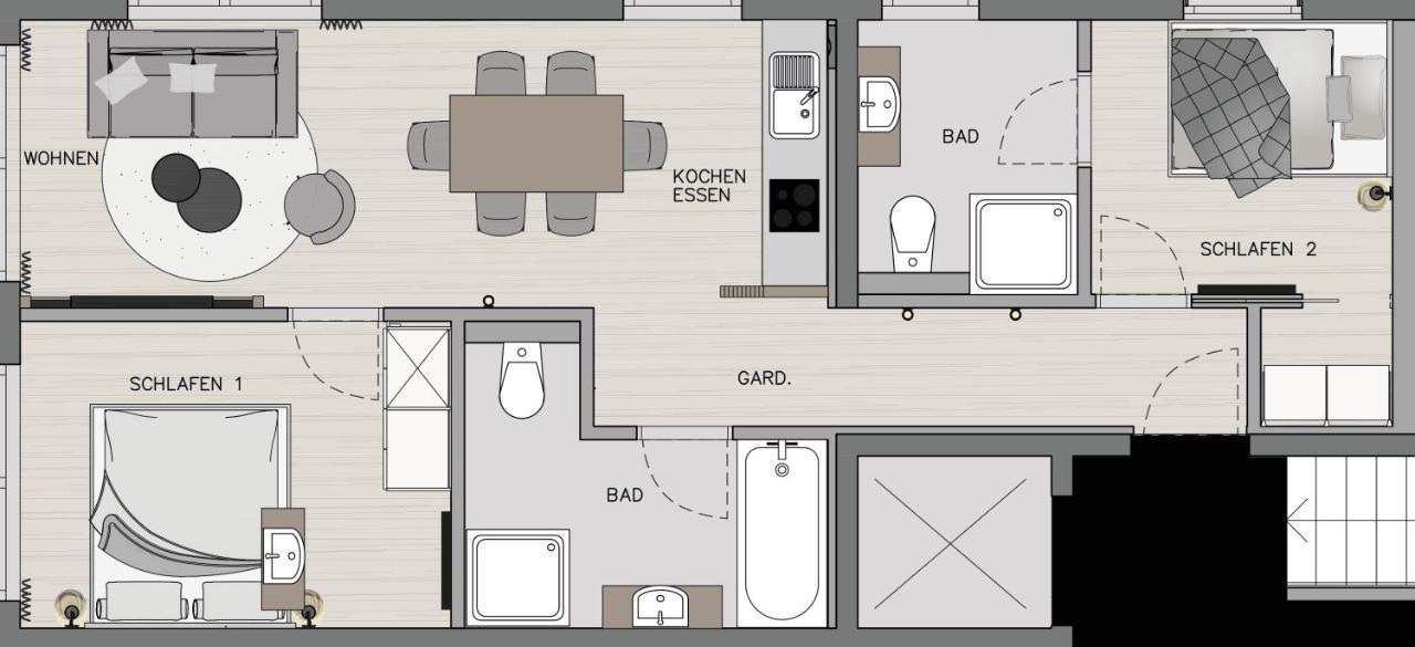 Apartment Streif Lxl 부첸 외부 사진