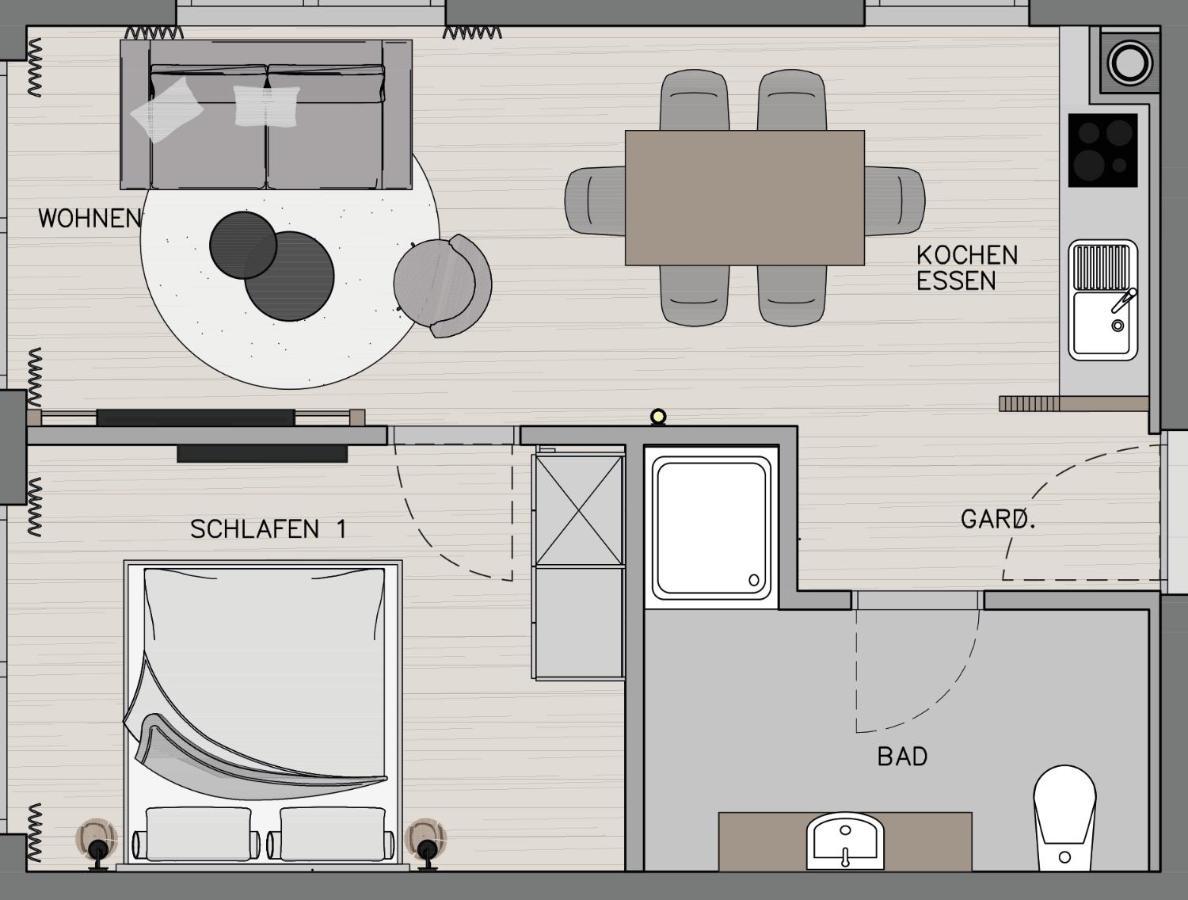 Apartment Streif Lxl 부첸 외부 사진