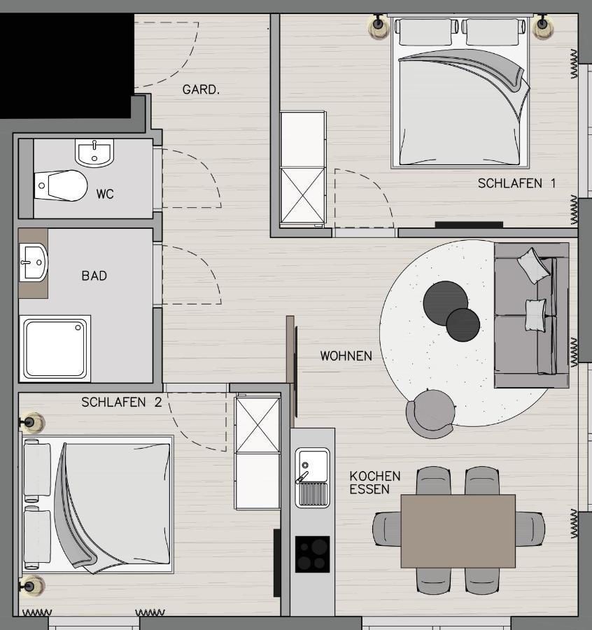 Apartment Streif Lxl 부첸 외부 사진